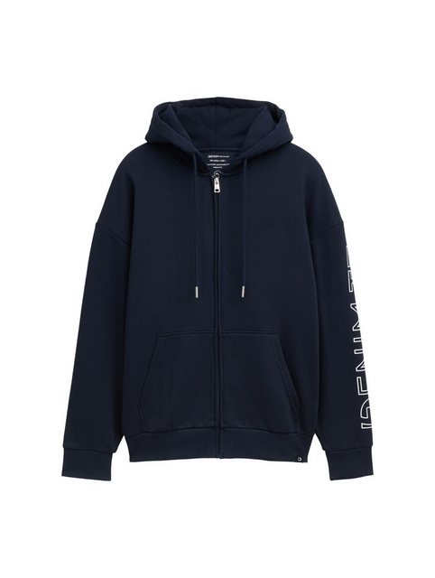 TOM TAILOR Denim Sweatjacke Relaxed Hoodie Jacke mit Logoprints günstig online kaufen