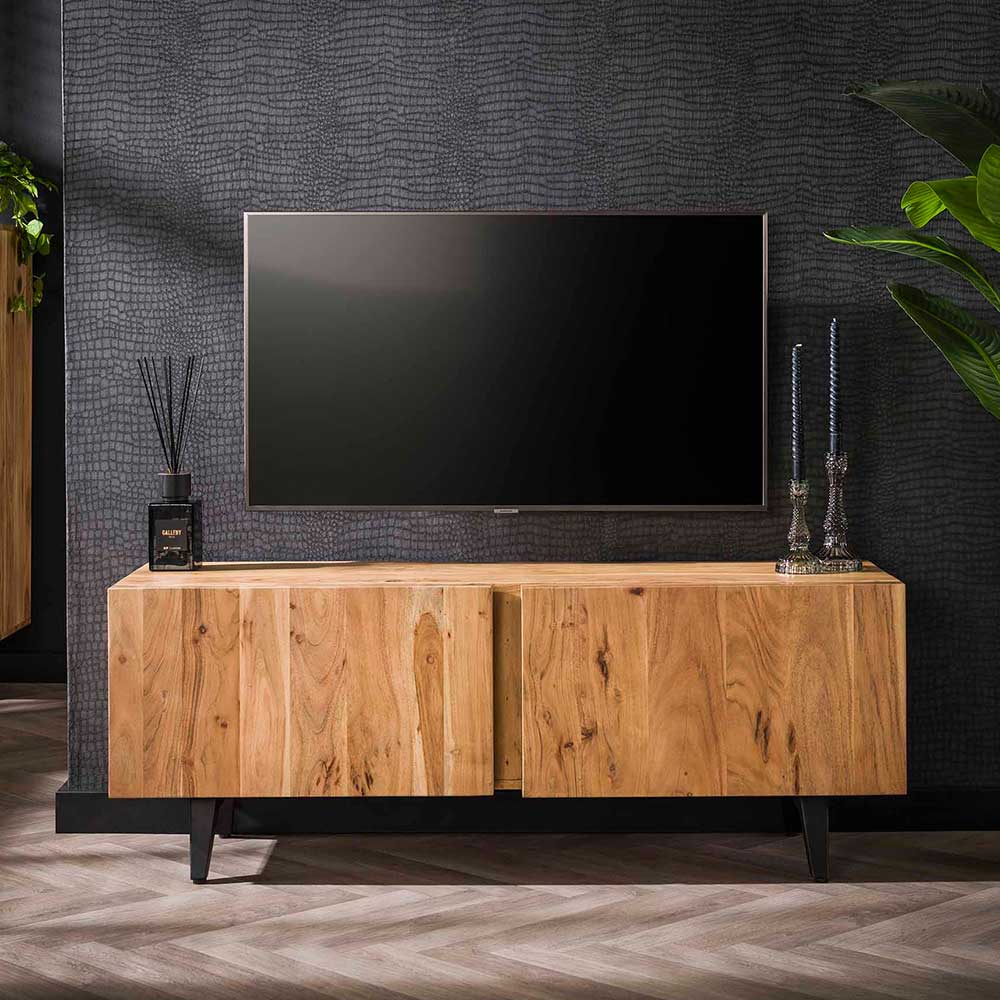 Fernsehboard im Industry und Loft Stil 135 cm breit - 50 cm hoch günstig online kaufen