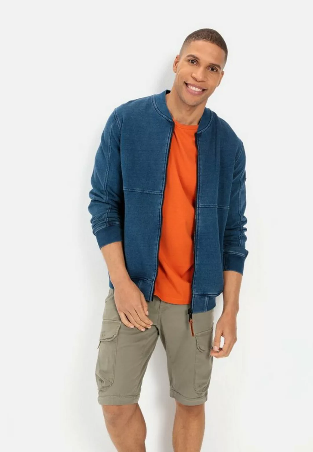 camel active Sweatjacke in Denim-Optik günstig online kaufen