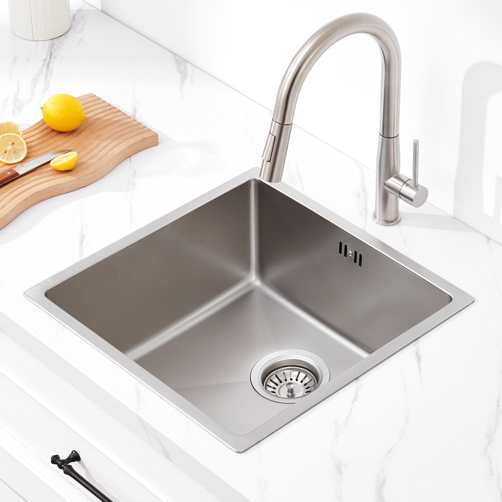 Auralum Max Küchenspüle Edelstahl Waschbecken Einbauspüle günstig online kaufen