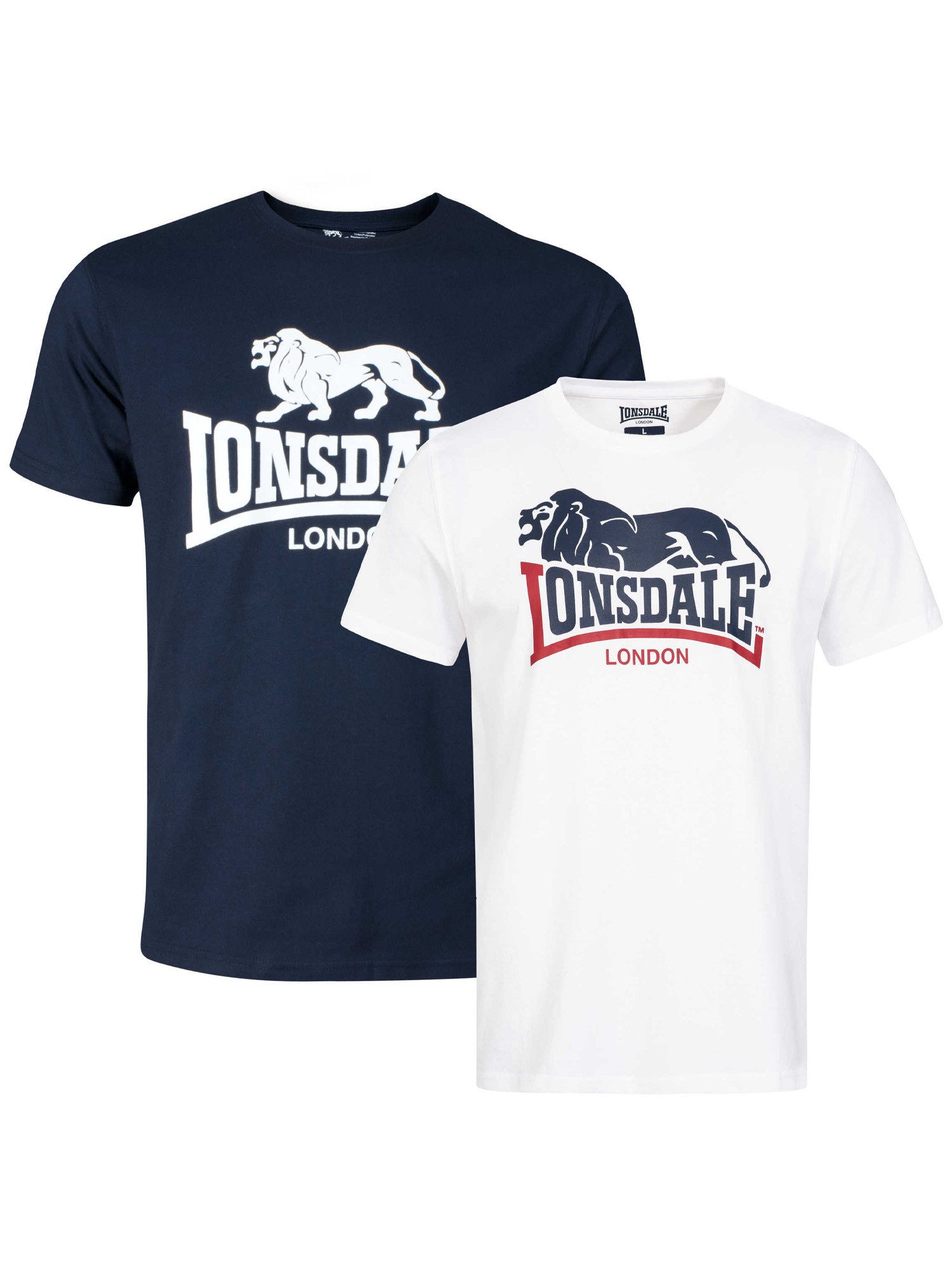 Lonsdale T-Shirt LOSCOE (Packung, 2-tlg., 2er-Pack) günstig online kaufen