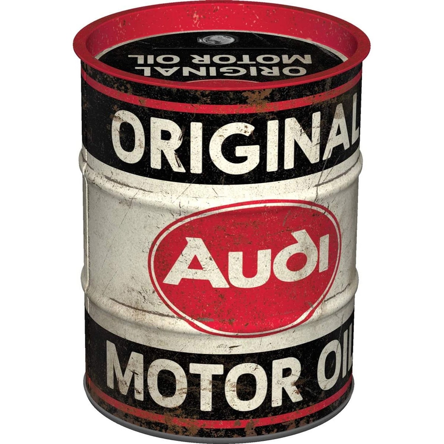 Nostalgic-Art Spardose Ölfass AUDI Audi Original Motor Oil günstig online kaufen