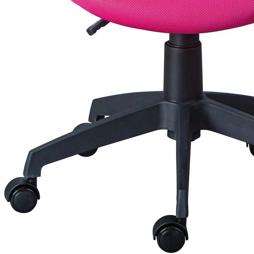Kinderstuhl Schreibtisch in Pink und Weiß höhenverstellbar günstig online kaufen