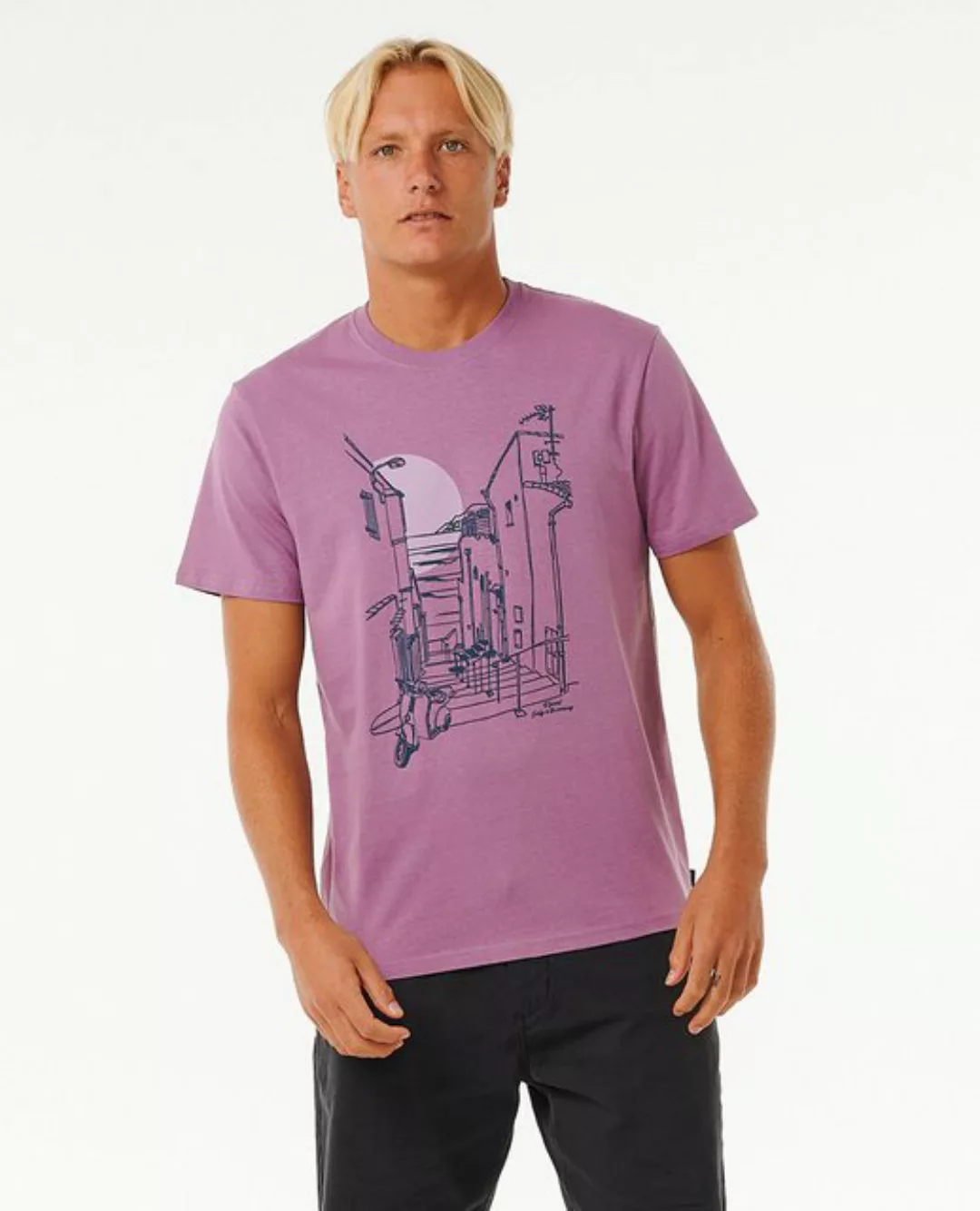 Rip Curl Print-Shirt Keep On Trucking Kurzärmliges T-Shirt günstig online kaufen