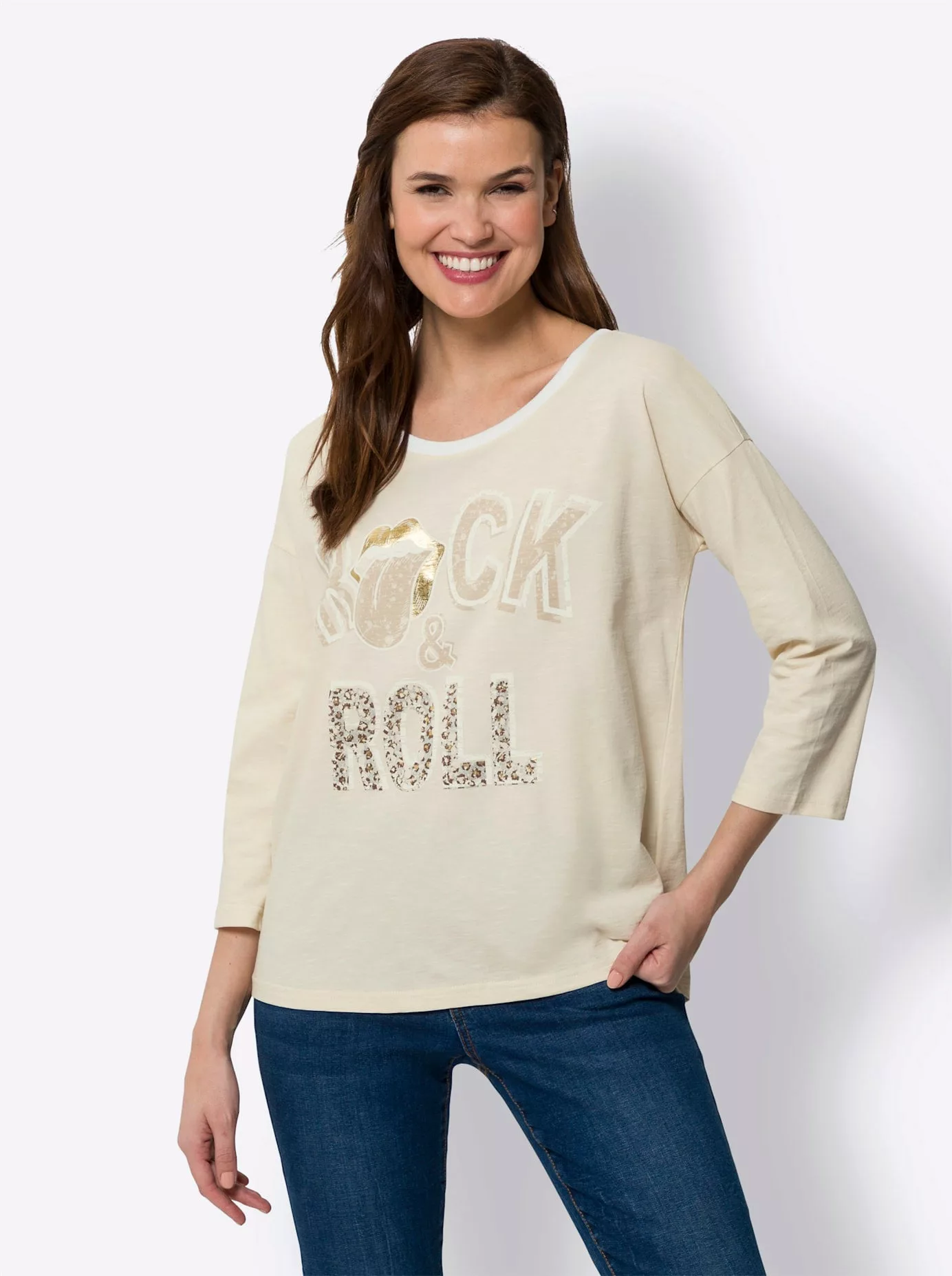 heine 3/4-Arm-Shirt "Shirt", (1 tlg.) günstig online kaufen