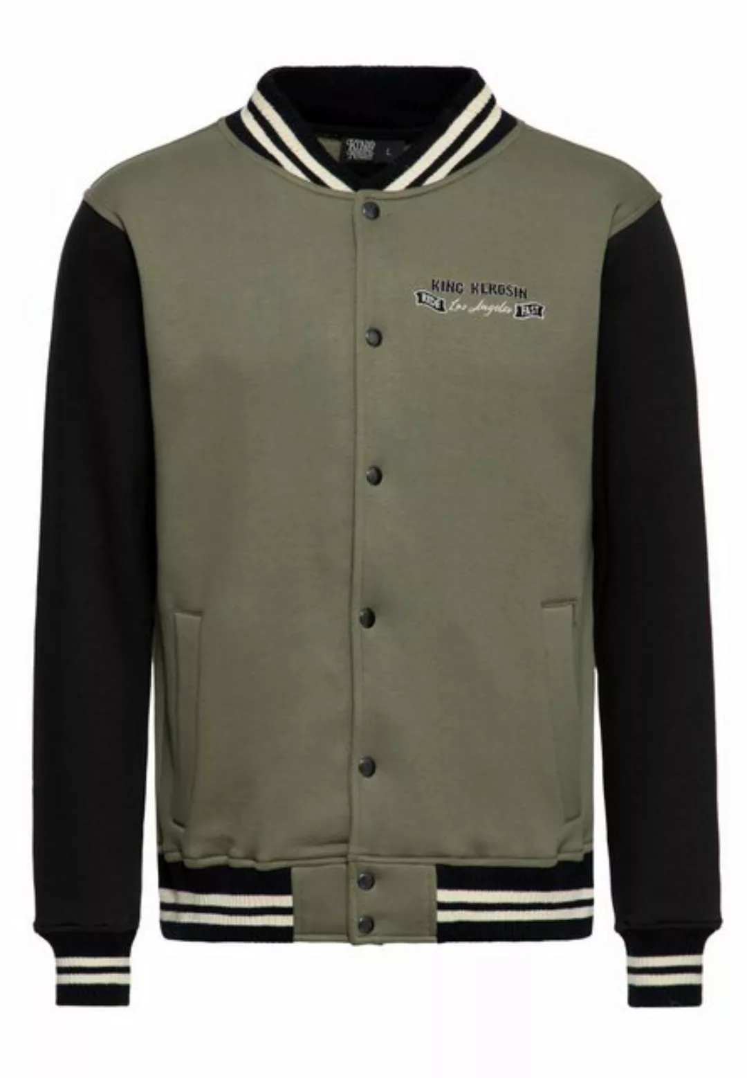 KingKerosin Collegejacke Nomades King (1-St) mit Rücken-Patch günstig online kaufen