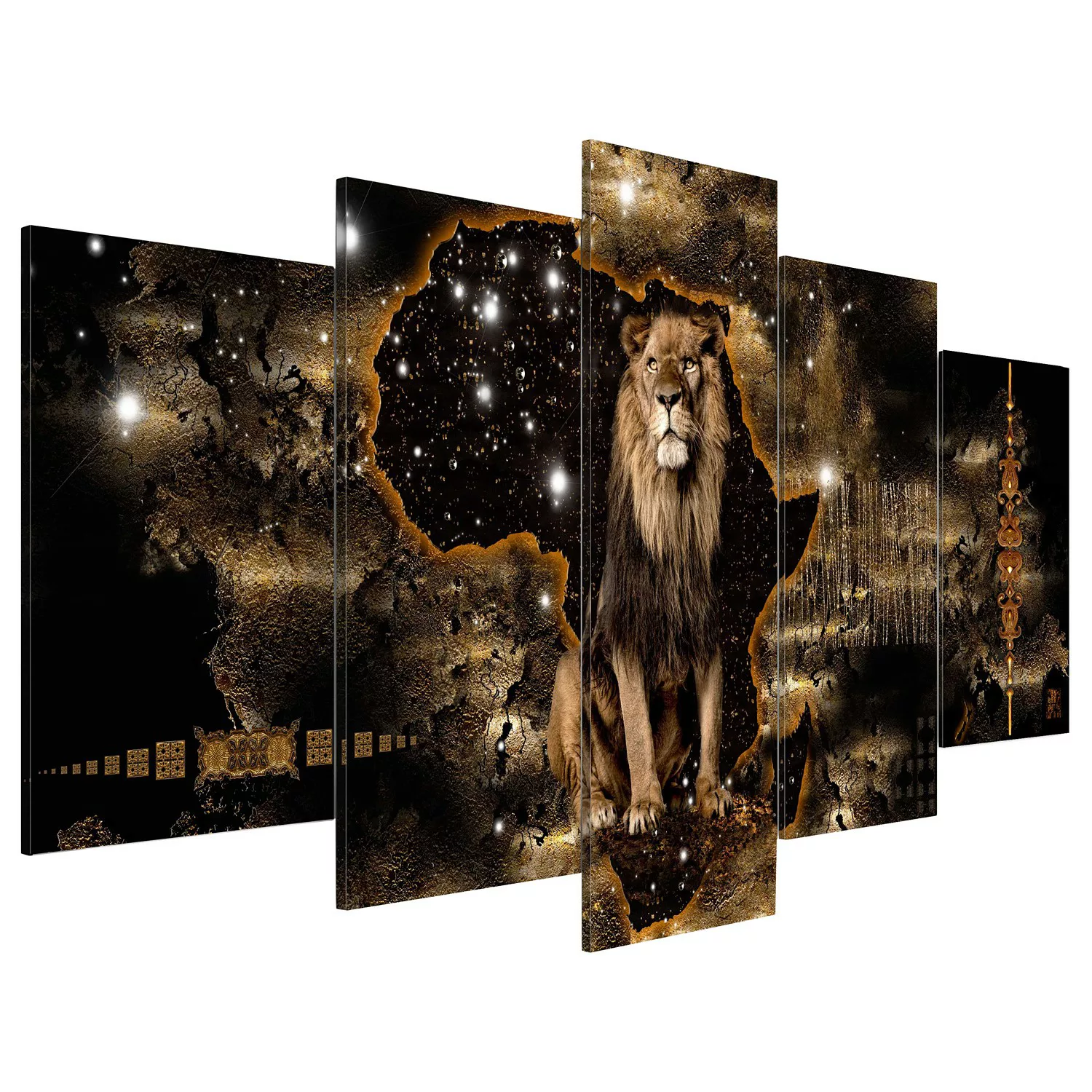 home24 Acrylglasbild Golden Lion günstig online kaufen