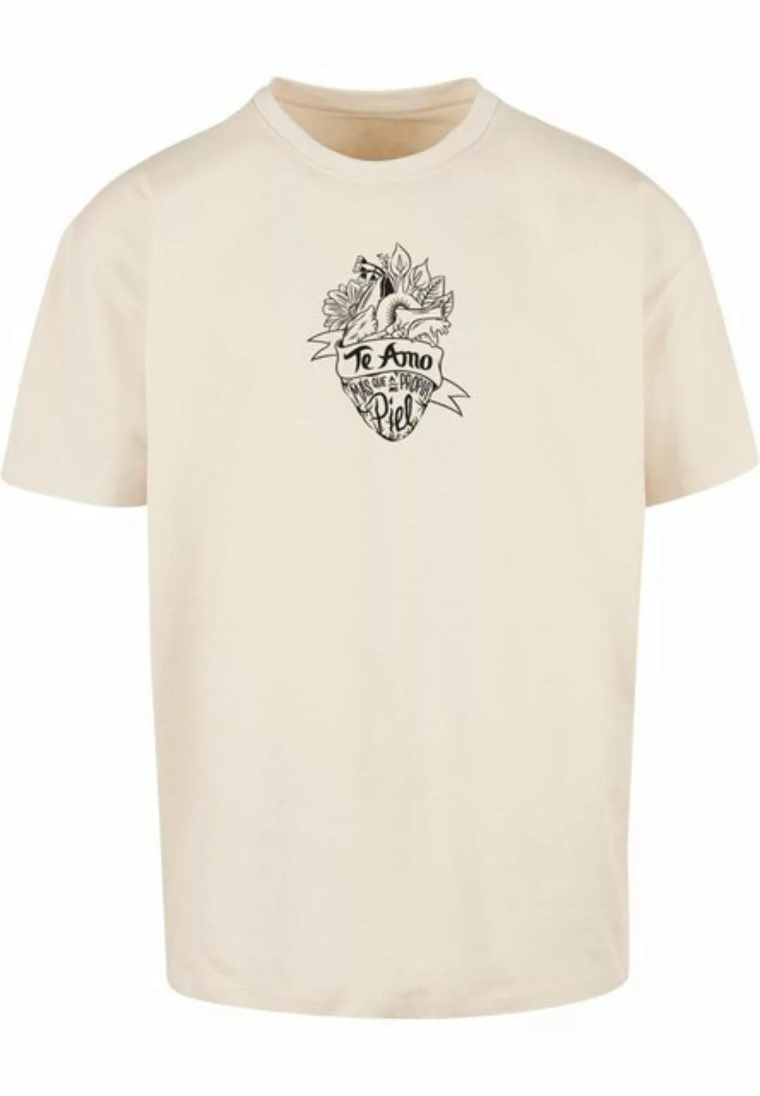 Merchcode T-Shirt Merchcode Herren Frida Kahlo - Te amo outline Heavy Overs günstig online kaufen