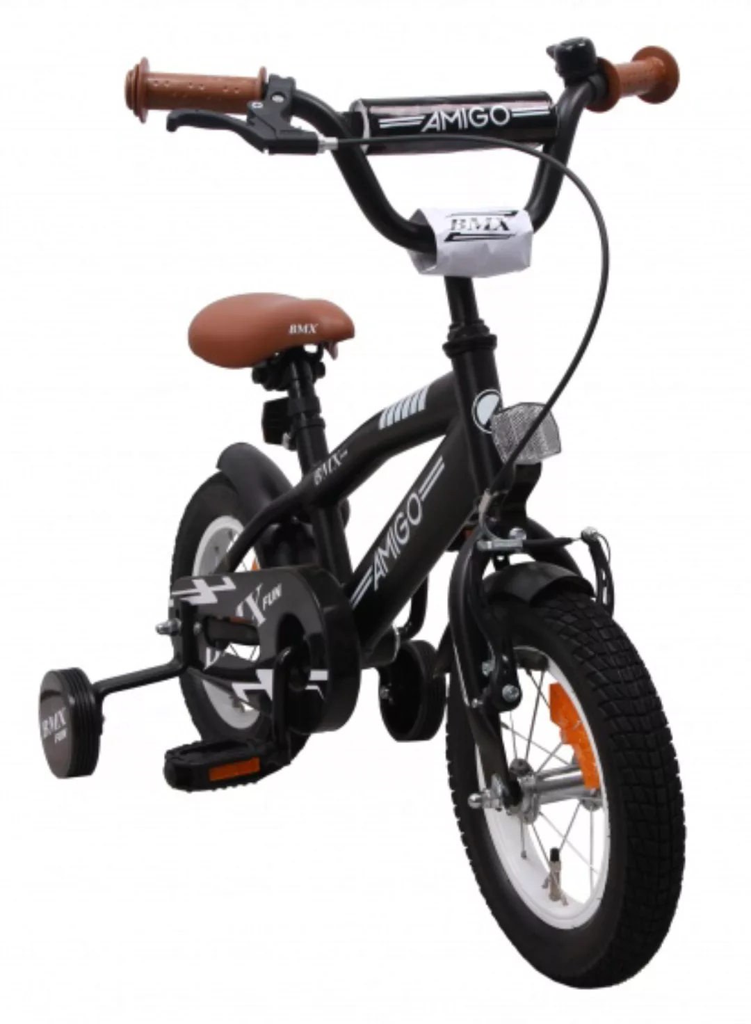 Bmx Fun 12 Zoll 21 Cm Jungen Rücktrittbremse Mattschwarz günstig online kaufen