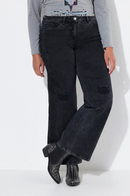 Angel of Style 5-Pocket-Jeans Jeans weites Bein Destroy-Effekte 5-Pocket günstig online kaufen