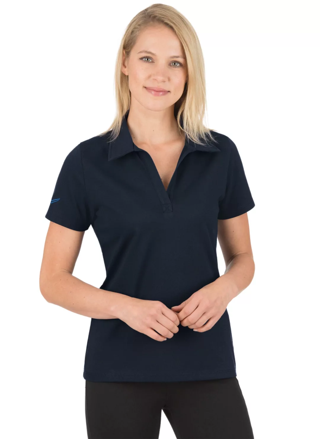 Trigema Poloshirt "TRIGEMA Poloshirt ohne Knopfleiste" günstig online kaufen