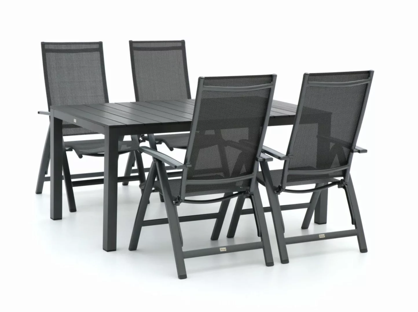 Bellagio Avenza/Fidenza 160 cm Gartenmöbel-Set 5-teilig verstellbar günstig online kaufen