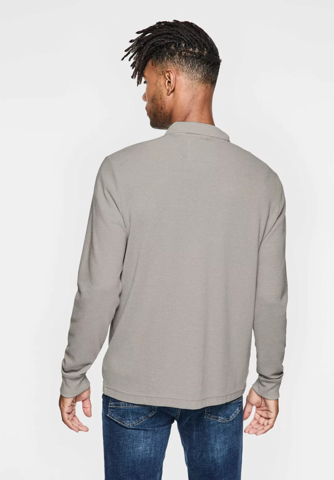 STREET ONE MEN Longpullover, im soften Baumwoll-Mix günstig online kaufen