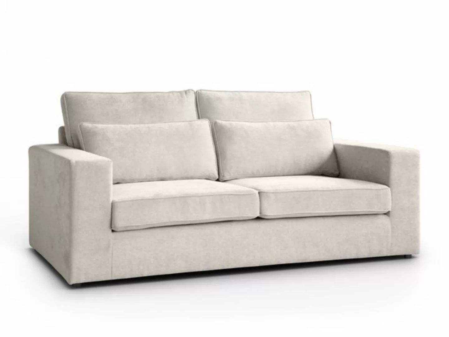 Beautysofa Sofa Modernes, stilvolles und elegantes 2-Sitzer-Sofa PARMA, B:1 günstig online kaufen