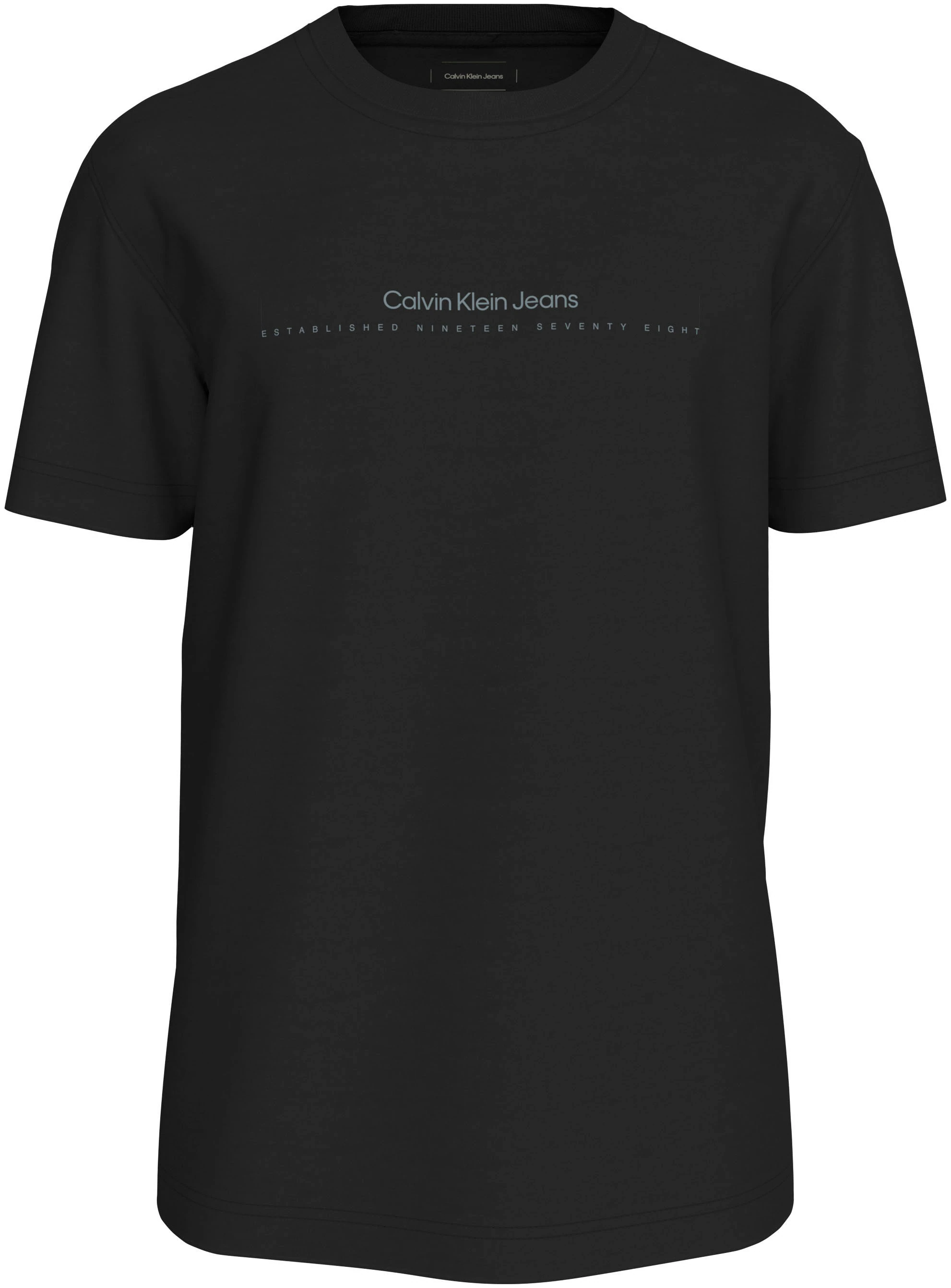 Calvin Klein Jeans Rundhalsshirt MINIMAL LOGO TEE Logodruck günstig online kaufen