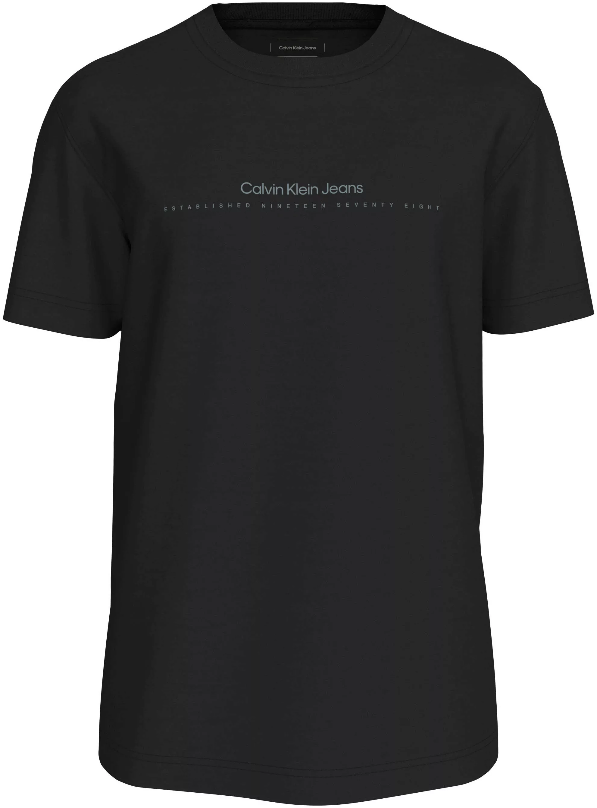 Calvin Klein Jeans Rundhalsshirt MINIMAL LOGO TEE Logodruck günstig online kaufen