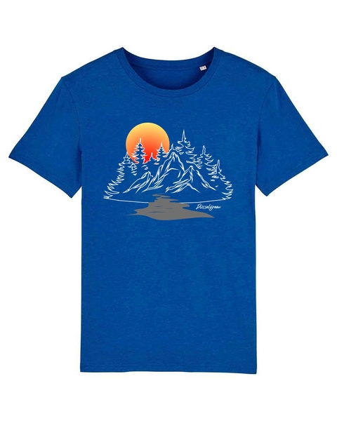 Natur, Wandern, Sonnenuntergang, Wald Tshirt Aus Bio Baumwolle günstig online kaufen