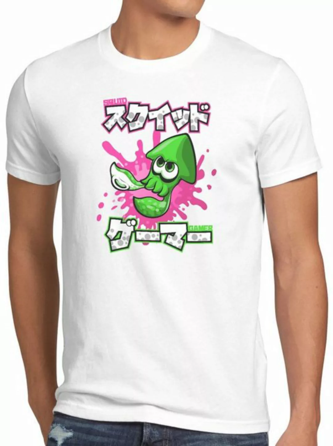 style3 T-Shirt Herren T-Shirt Squid Gamer switch shooter gamer günstig online kaufen