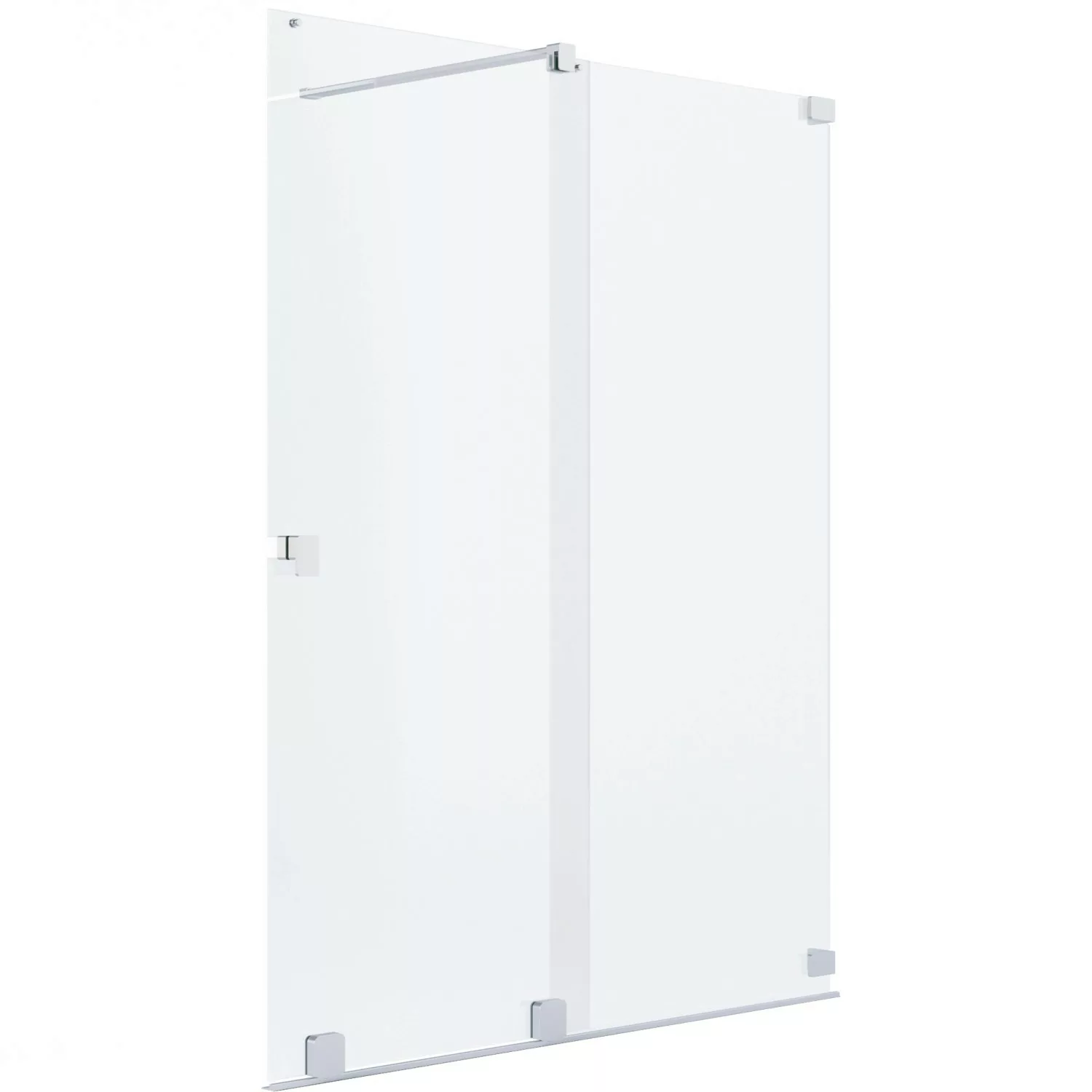 Schöner Wohnen Dusch-Schiebetür Walk-In Silbermatt 120 cm x 200 cm Anschlag günstig online kaufen