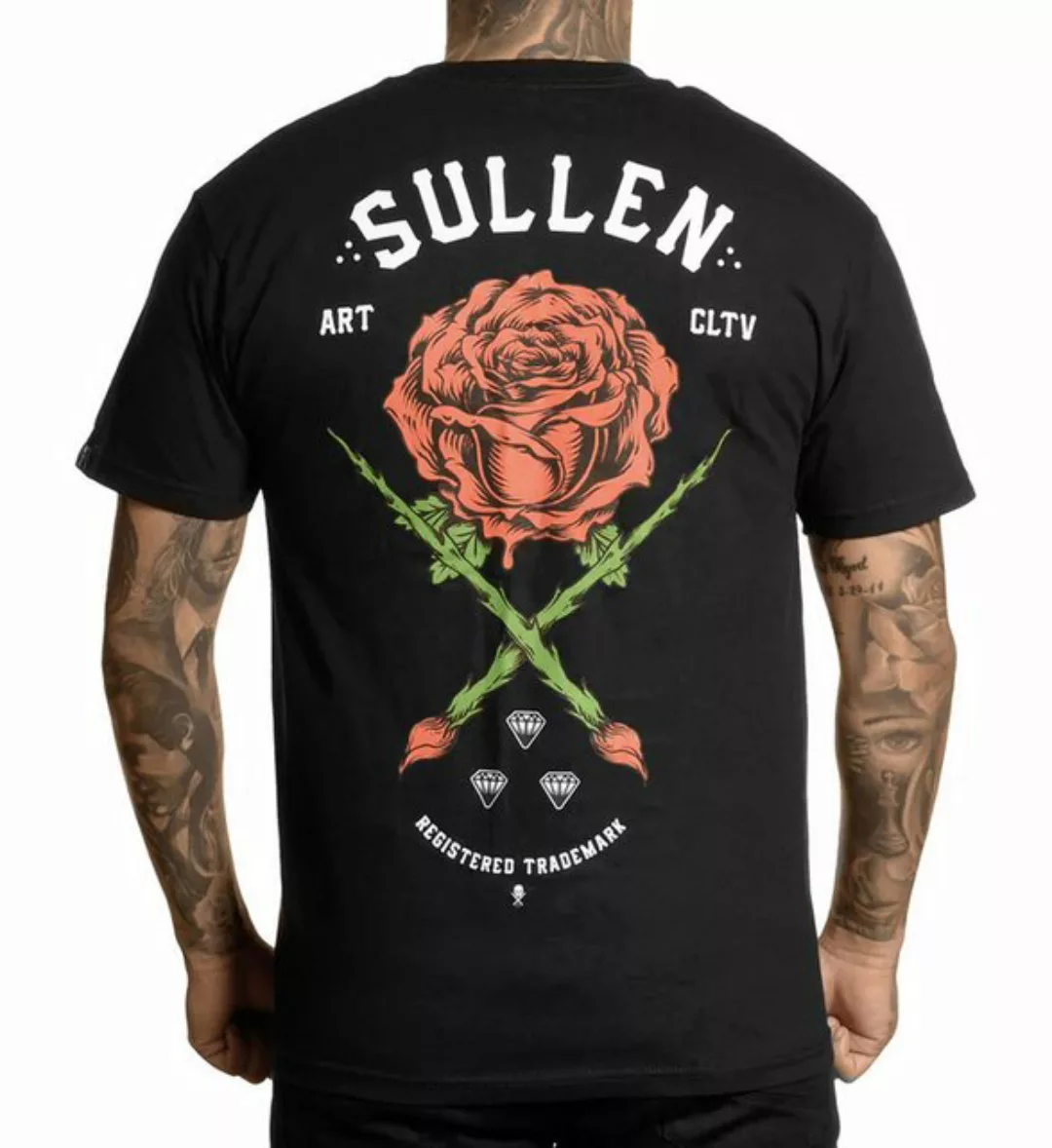 Sullen Clothing T-Shirt Rose Badge Schwarz günstig online kaufen