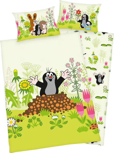 Herding Kinderbettwäsche Kinder-Wendebettwäsche "Der kleine Maulwurf", günstig online kaufen
