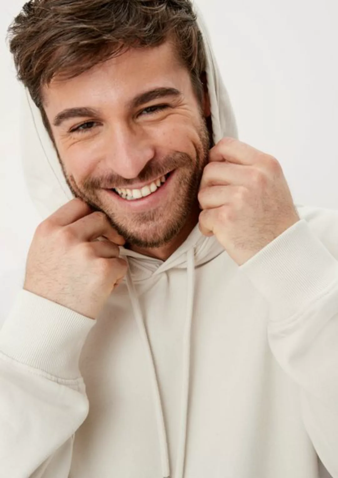 s.Oliver Sweatshirt Hoodie aus Sweat Blende günstig online kaufen