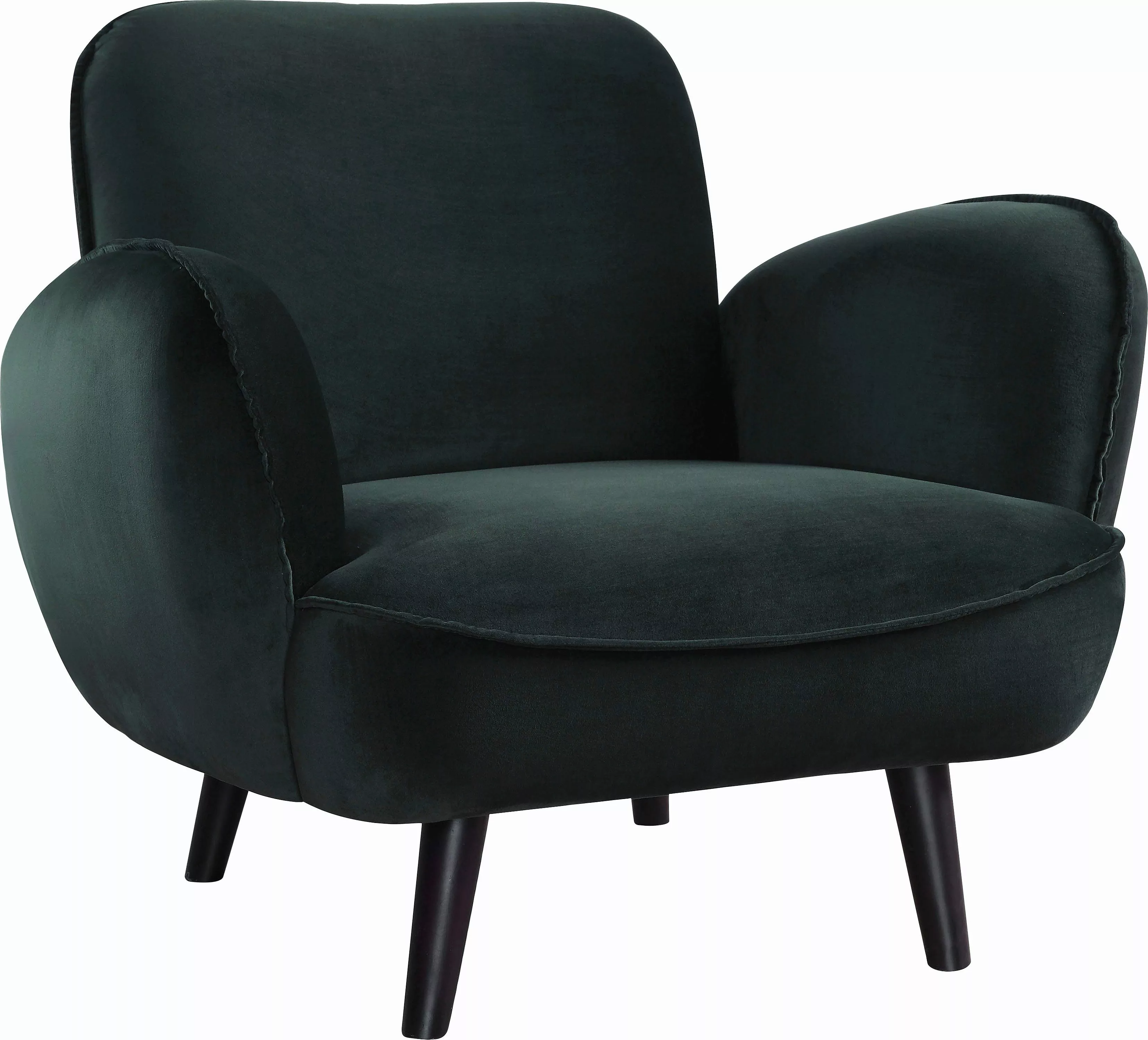 ATLANTIC home collection Sessel "Ben", mit Wellenunterfederung, Massivholzf günstig online kaufen