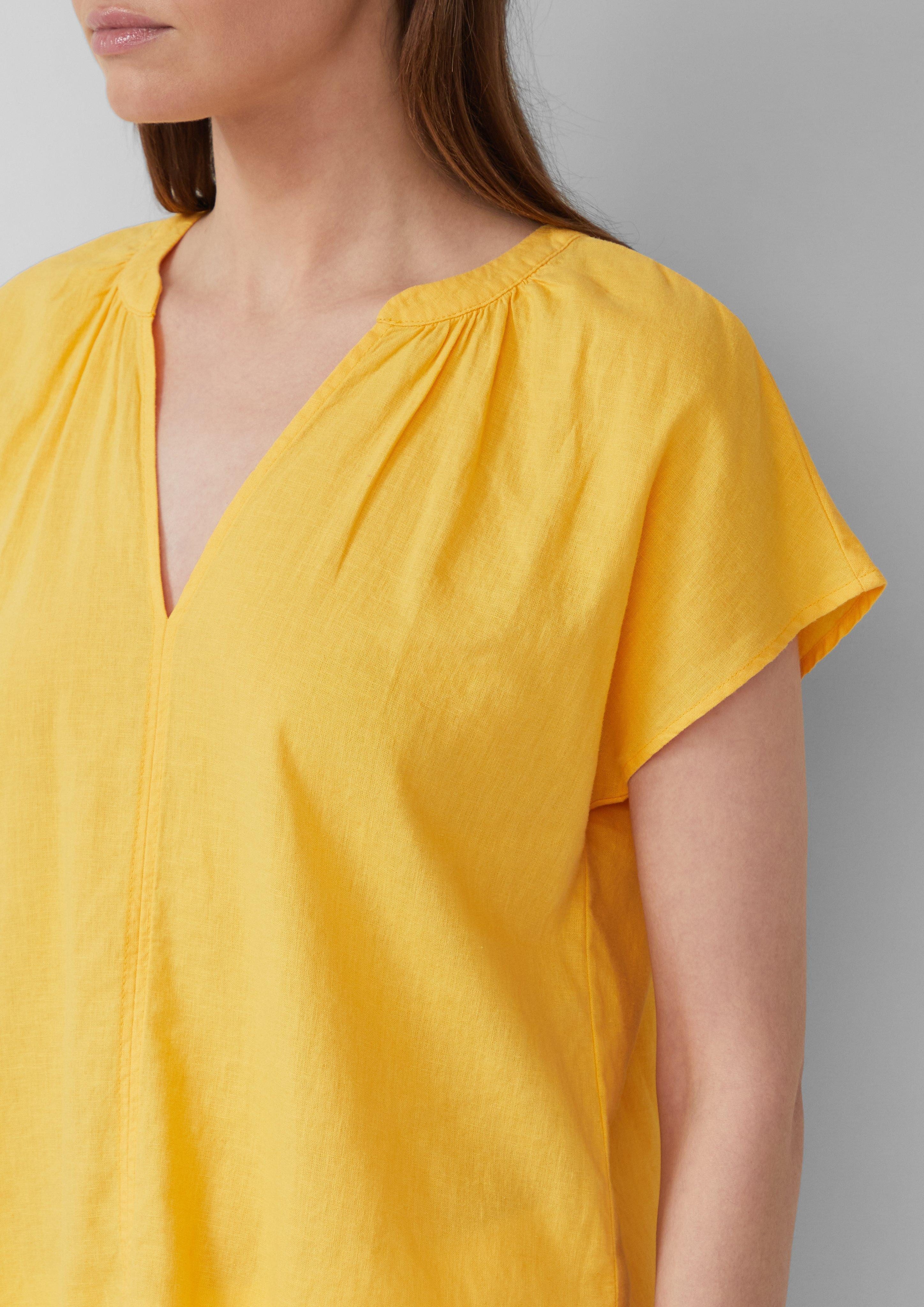 s.Oliver Kurzarmbluse mit All-Over Print günstig online kaufen