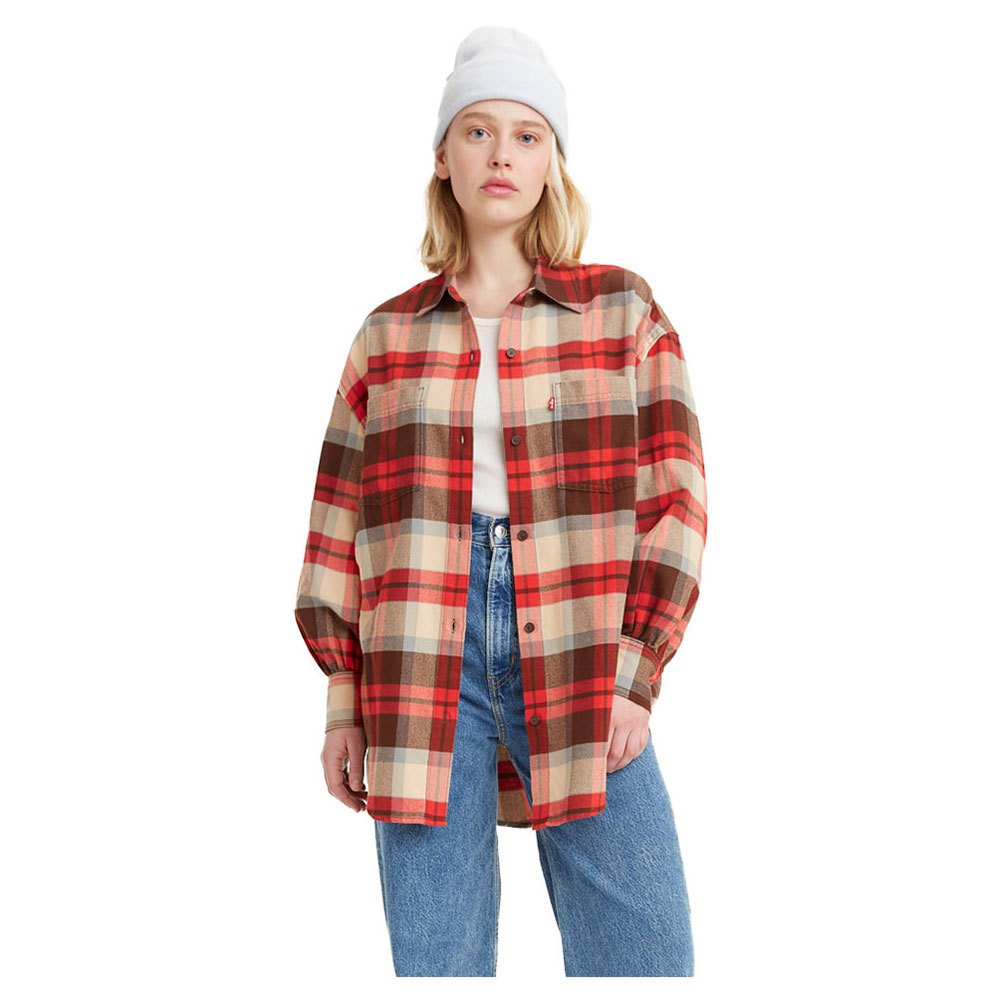 Levi´s ® Remi Utility Langarm-shirt XS Rosie Plaid Chico günstig online kaufen