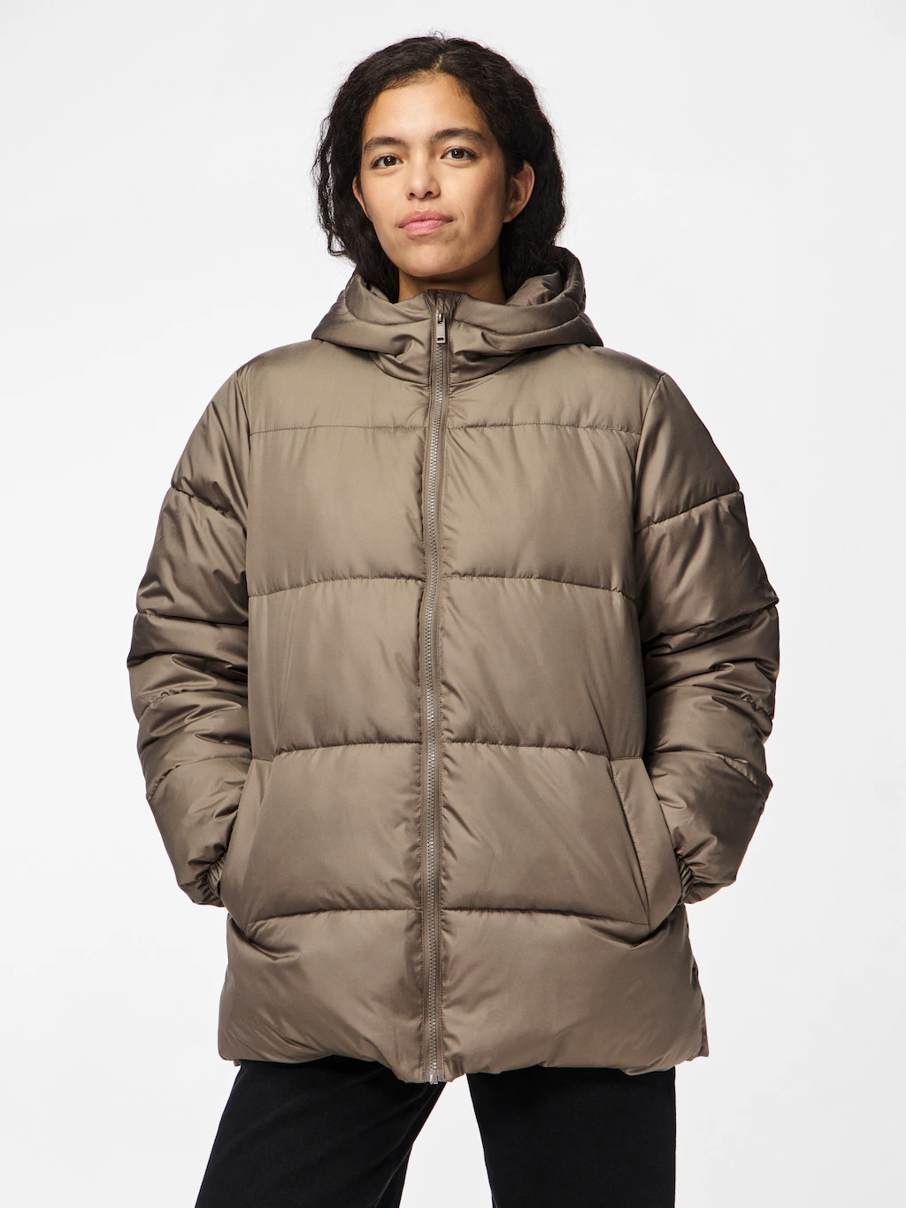 pieces Steppjacke "PCMADDIE PUFFER JACKET NOOS BC", mit Kapuze günstig online kaufen