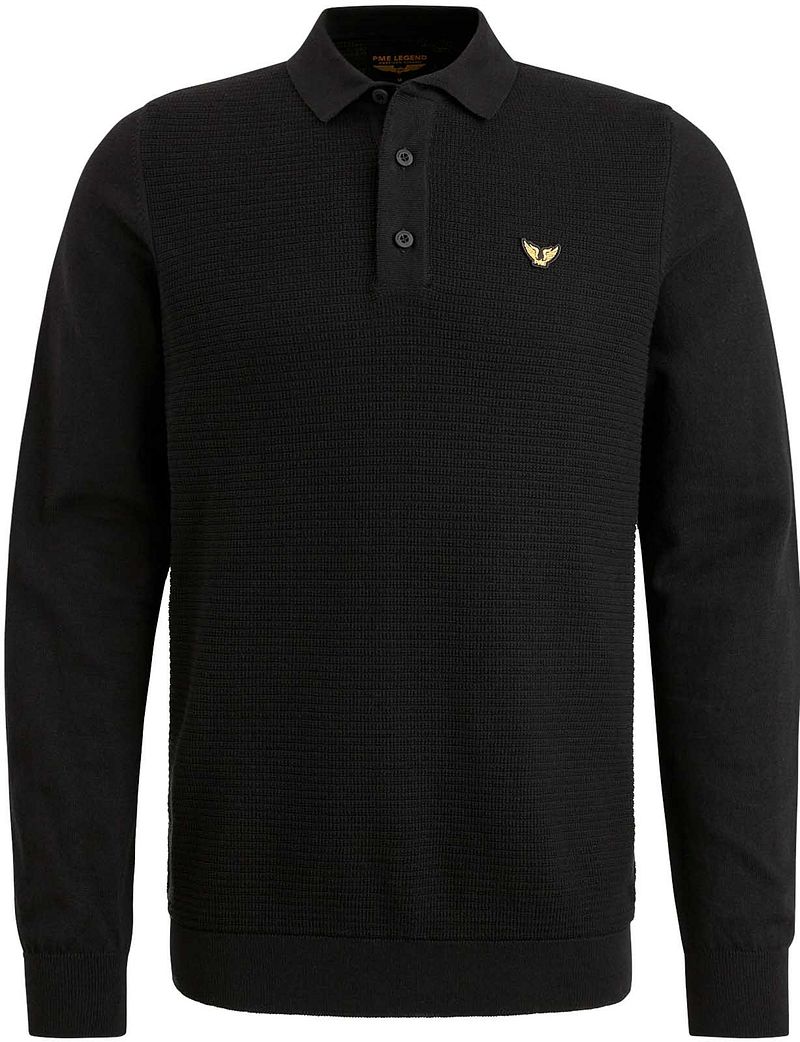 PME LEGEND Langarm-Poloshirt - Long Sleeve Polo Cotton - Stilvolles Langarm günstig online kaufen