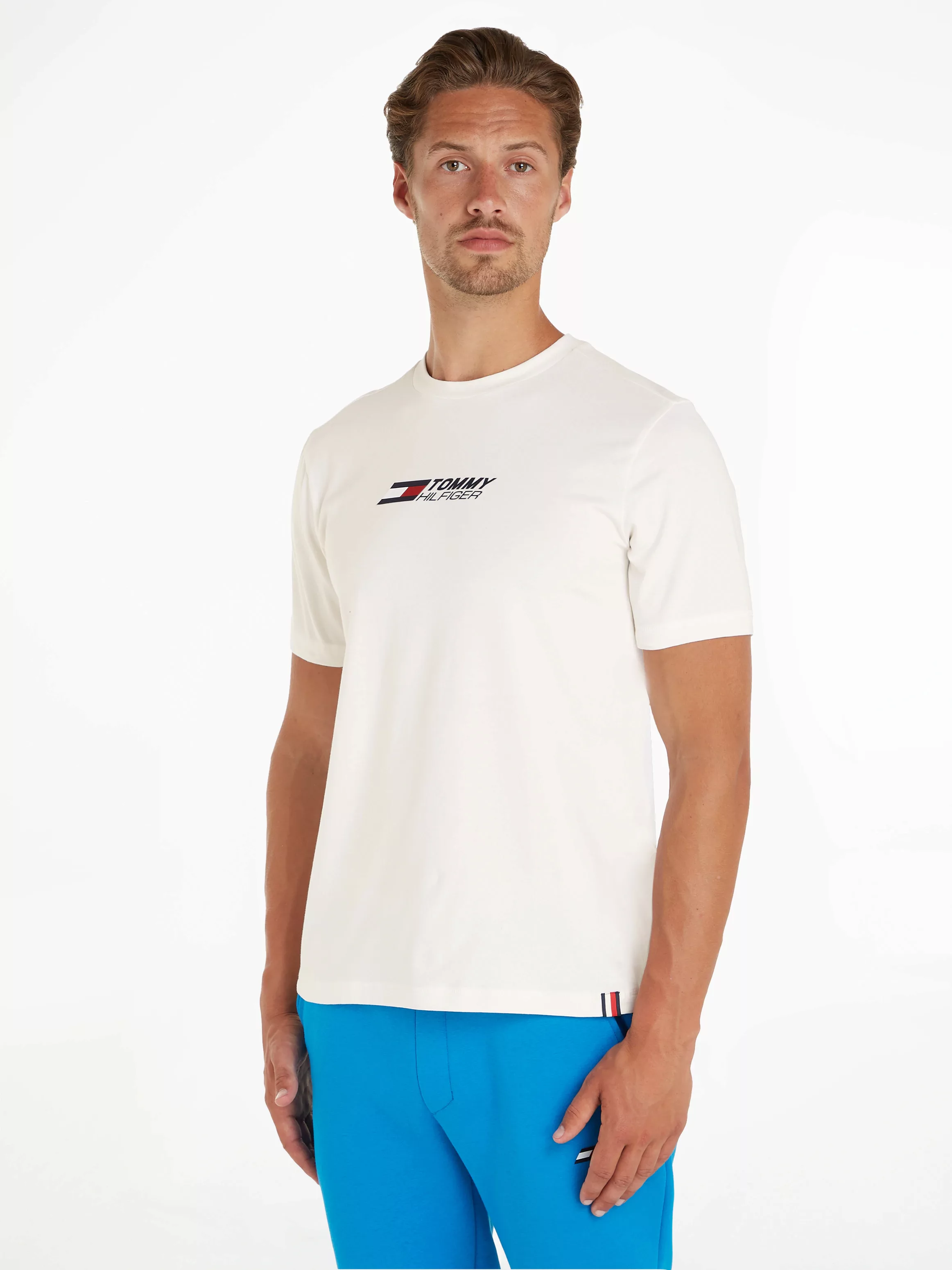 Tommy Hilfiger Sport T-Shirt ESSENTIAL BIG LOGO TEE mit Tommy Hilfiger Logo günstig online kaufen