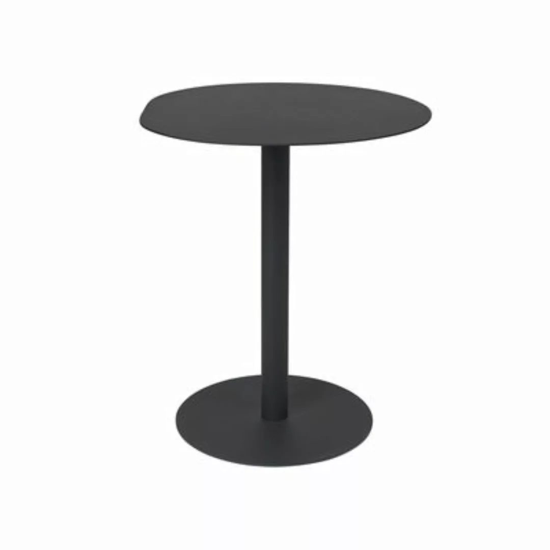 Runder Tisch Pond Café OUTDOOR metall schwarz / Ø 64 cm - Asymmetrische For günstig online kaufen