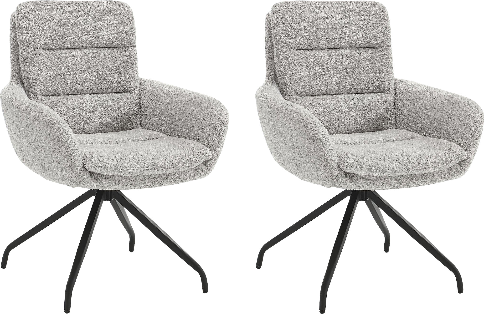 Home affaire Esszimmerstuhl »Taragona«, (Set), 2 St., Boucle, mit unterschi günstig online kaufen