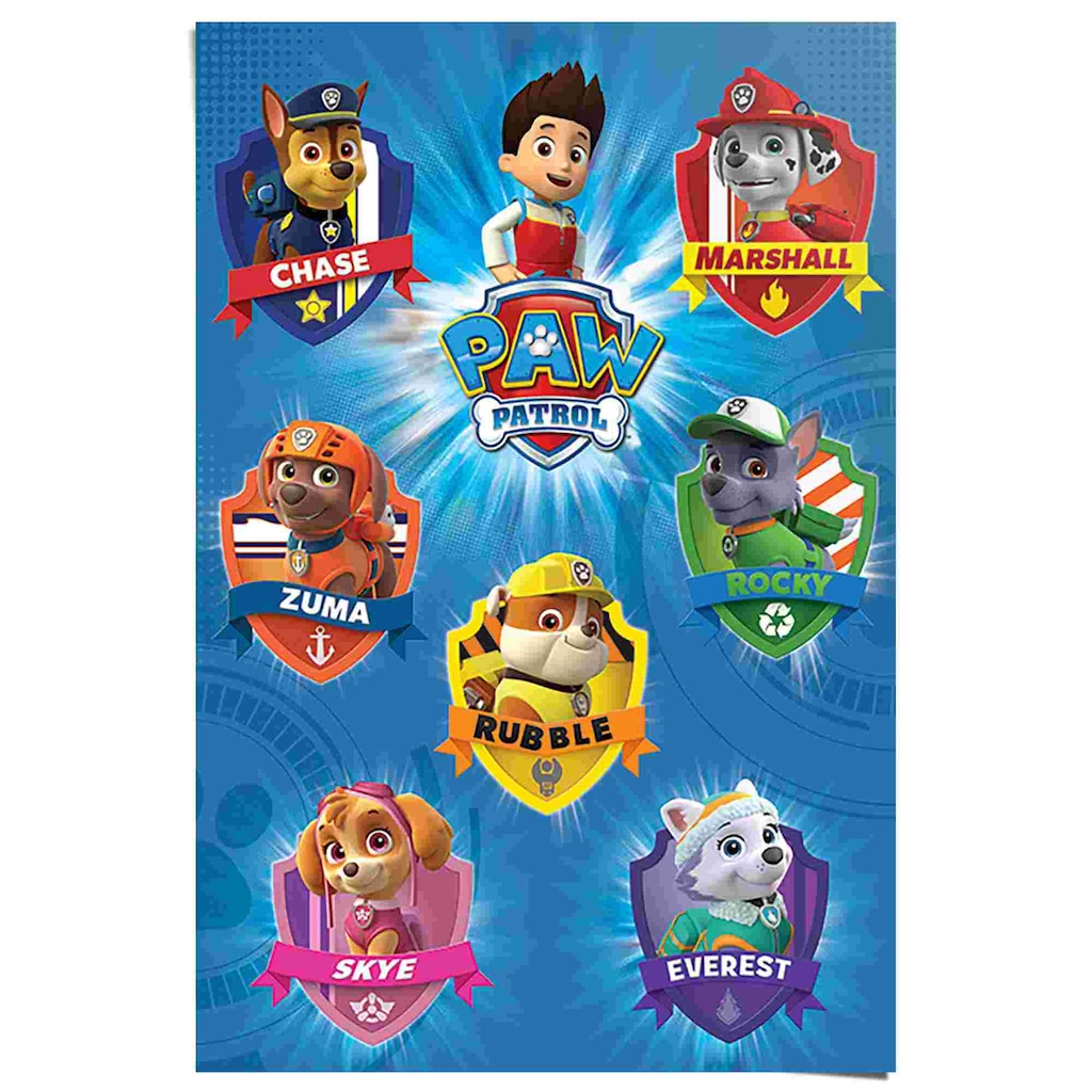 Reinders Poster "Paw Patrol" günstig online kaufen