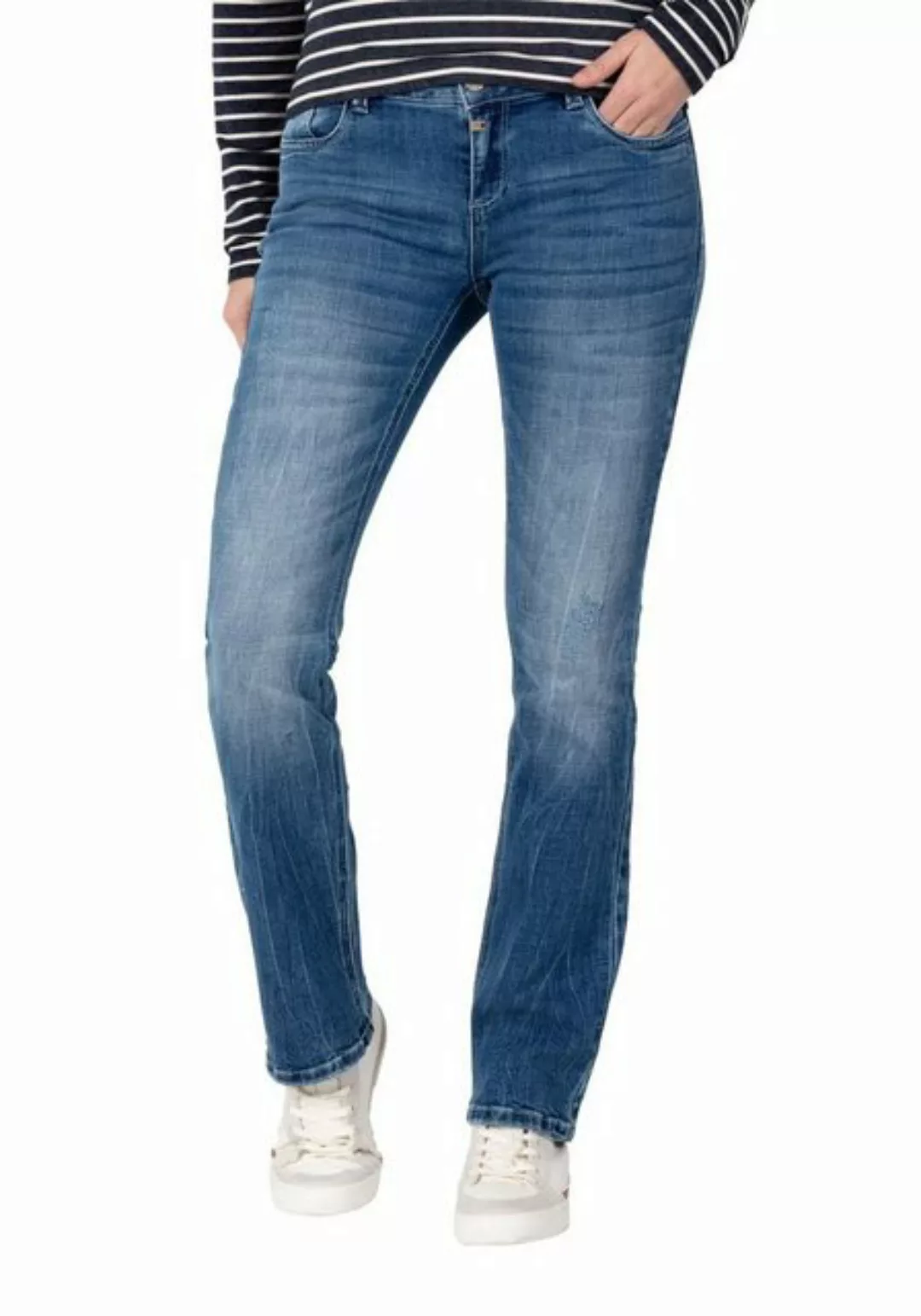 TIMEZONE Damen Jeans SLIM LISATZ - Slim Fit - Blau - Mountain Blue Wash günstig online kaufen
