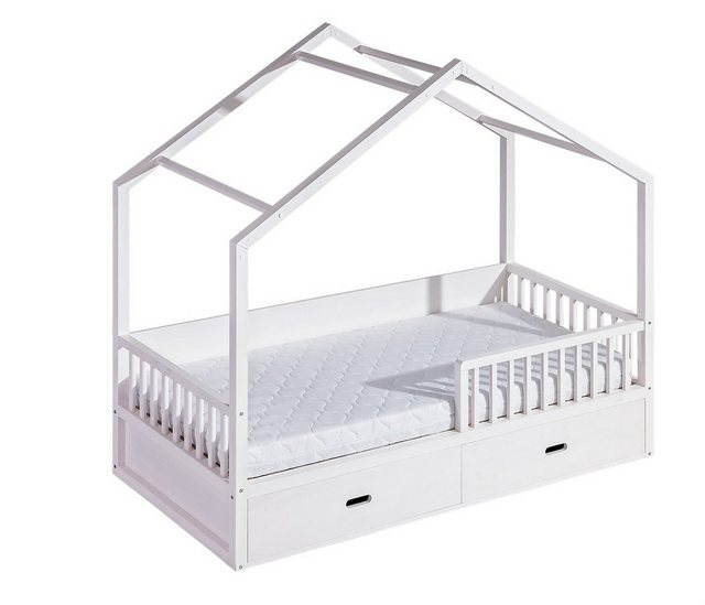 Compleo Hausbett Kinderbett Bodenbett Kinderhausbett Jugendbett SUZ, Rausfa günstig online kaufen