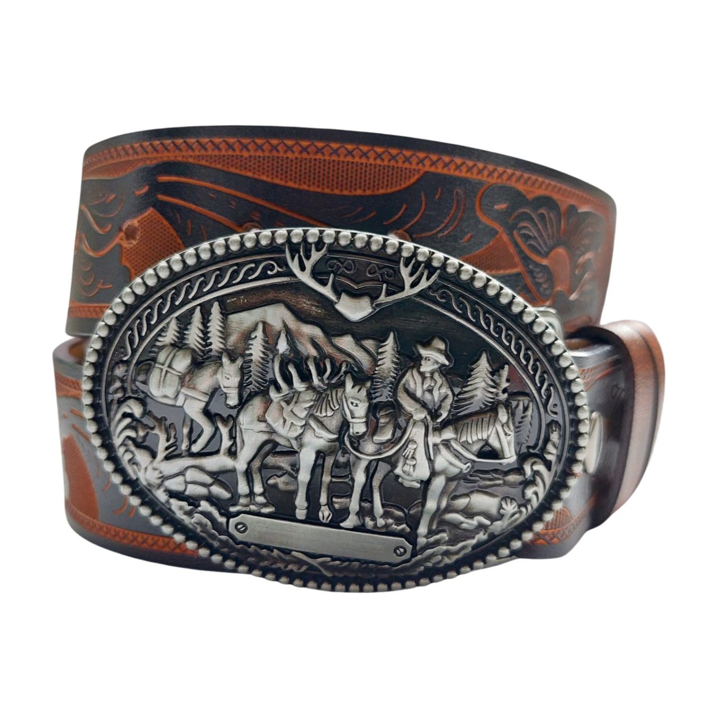 Ware aus aller Welt Ledergürtel Wild günstig online kaufen
