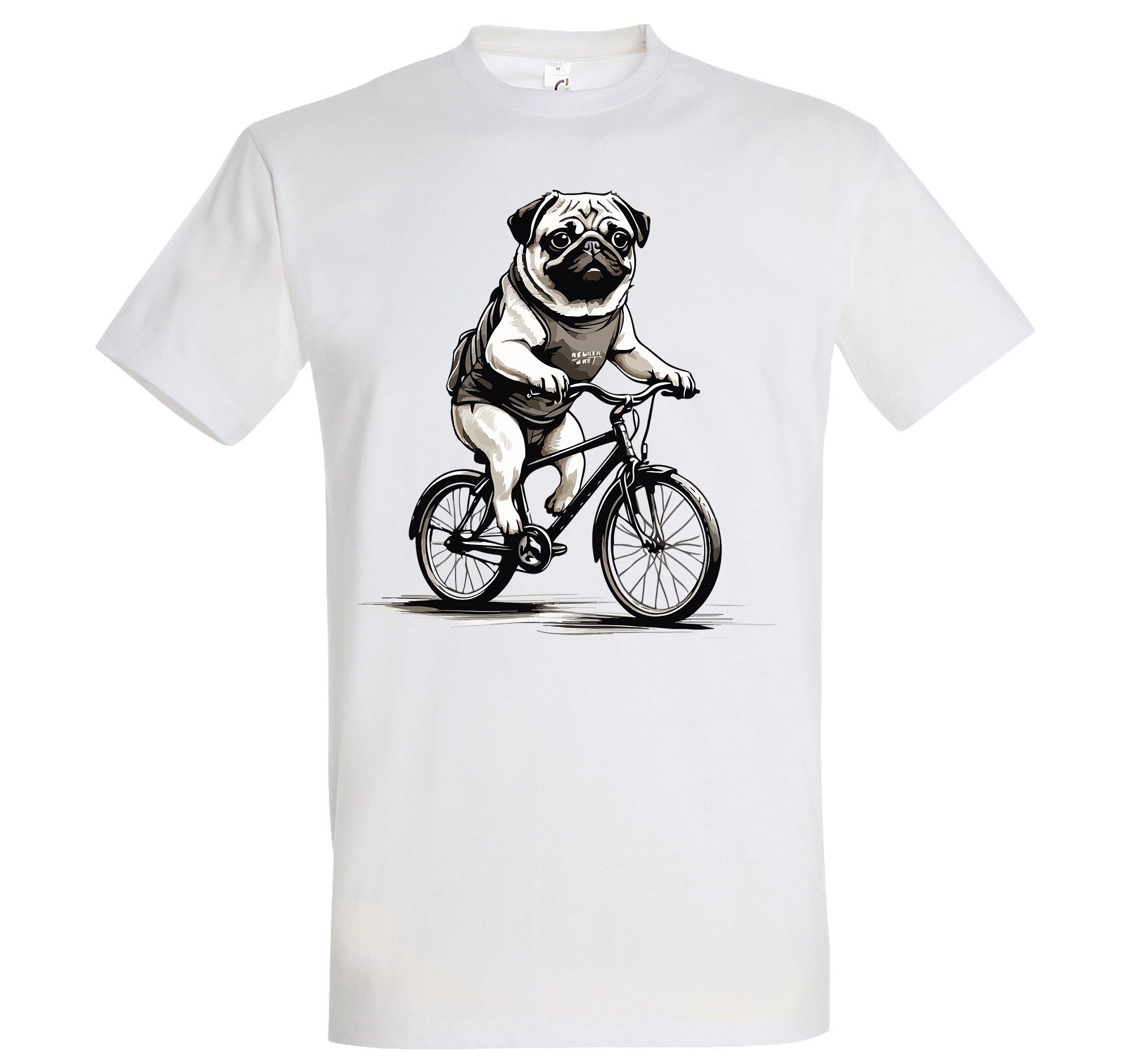 Youth Designz Print-Shirt Mops Fahrrad Herren günstig online kaufen