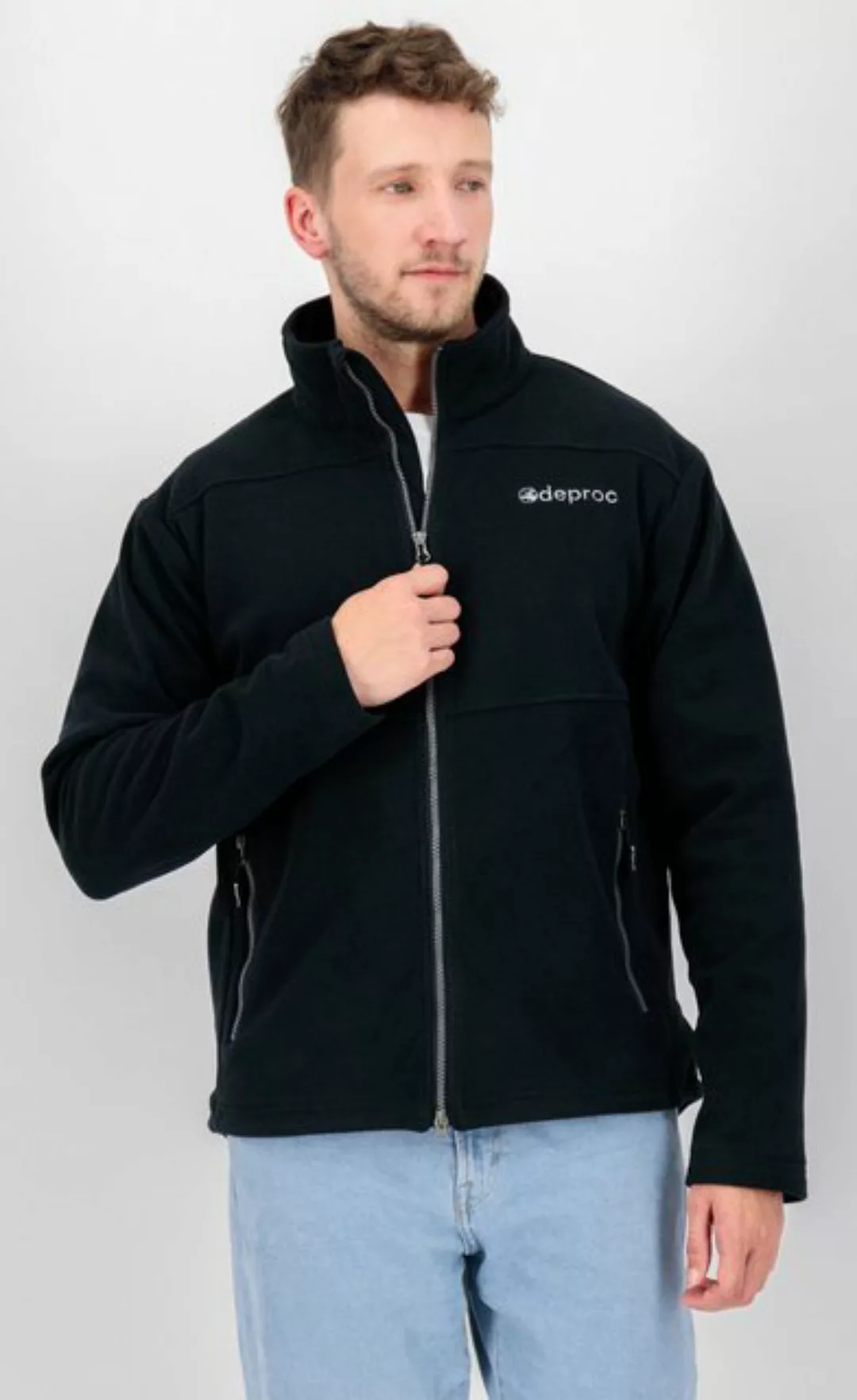 DEPROC Active Strickfleecejacke SEWARD MN mit 2-Wege-Reißverschluss günstig online kaufen