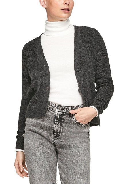 QS Cardigan mit strukturierter Optik günstig online kaufen