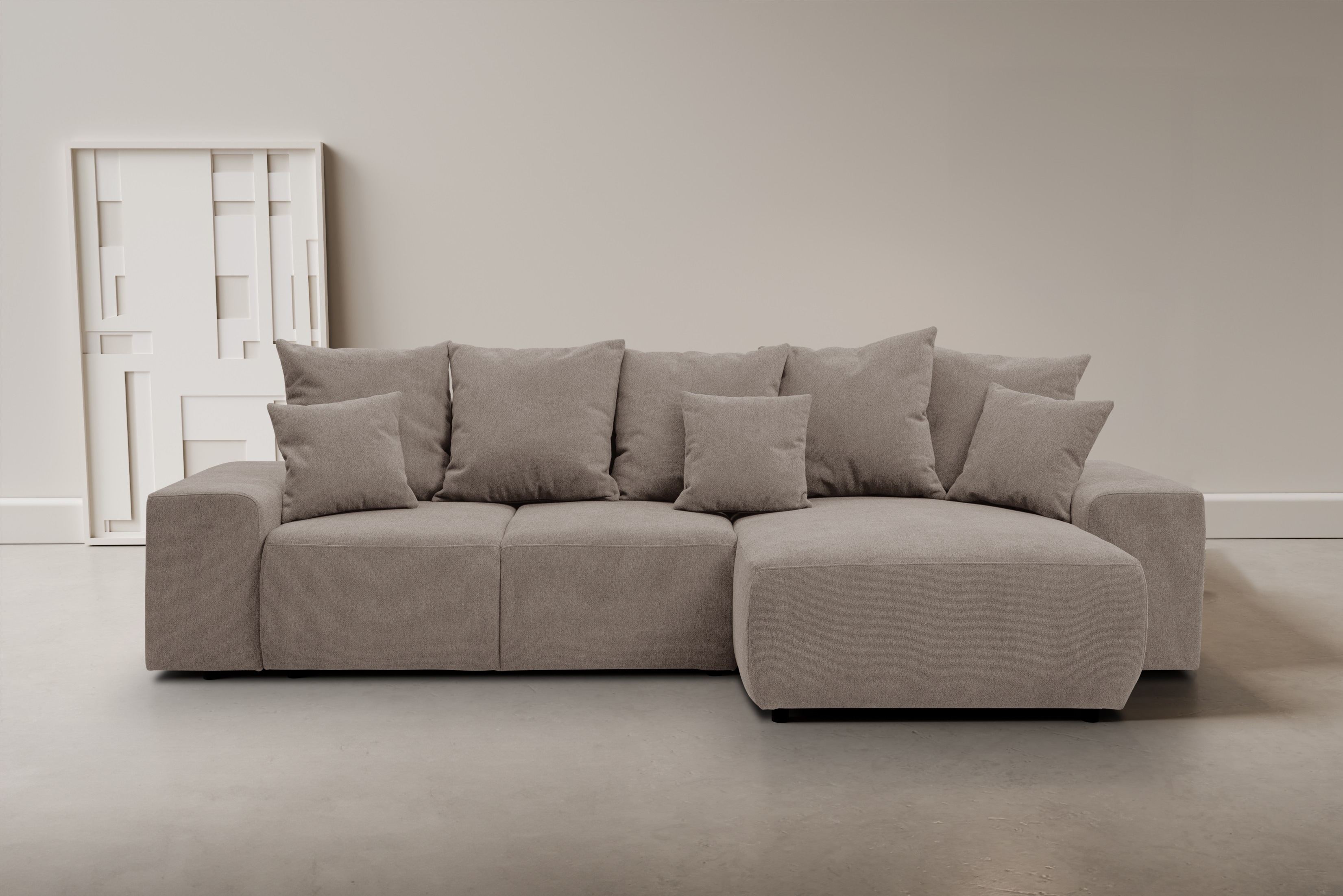 WERK2 Ecksofa "Riwa, modernes Sofa zum Kuscheln und Entspannen, Breite 300c günstig online kaufen