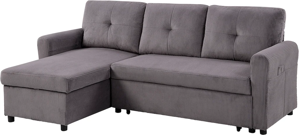 ATLANTIC home collection Schlafsofa "Gustavo", inkl. Stauraummöglichkeit, 2 günstig online kaufen