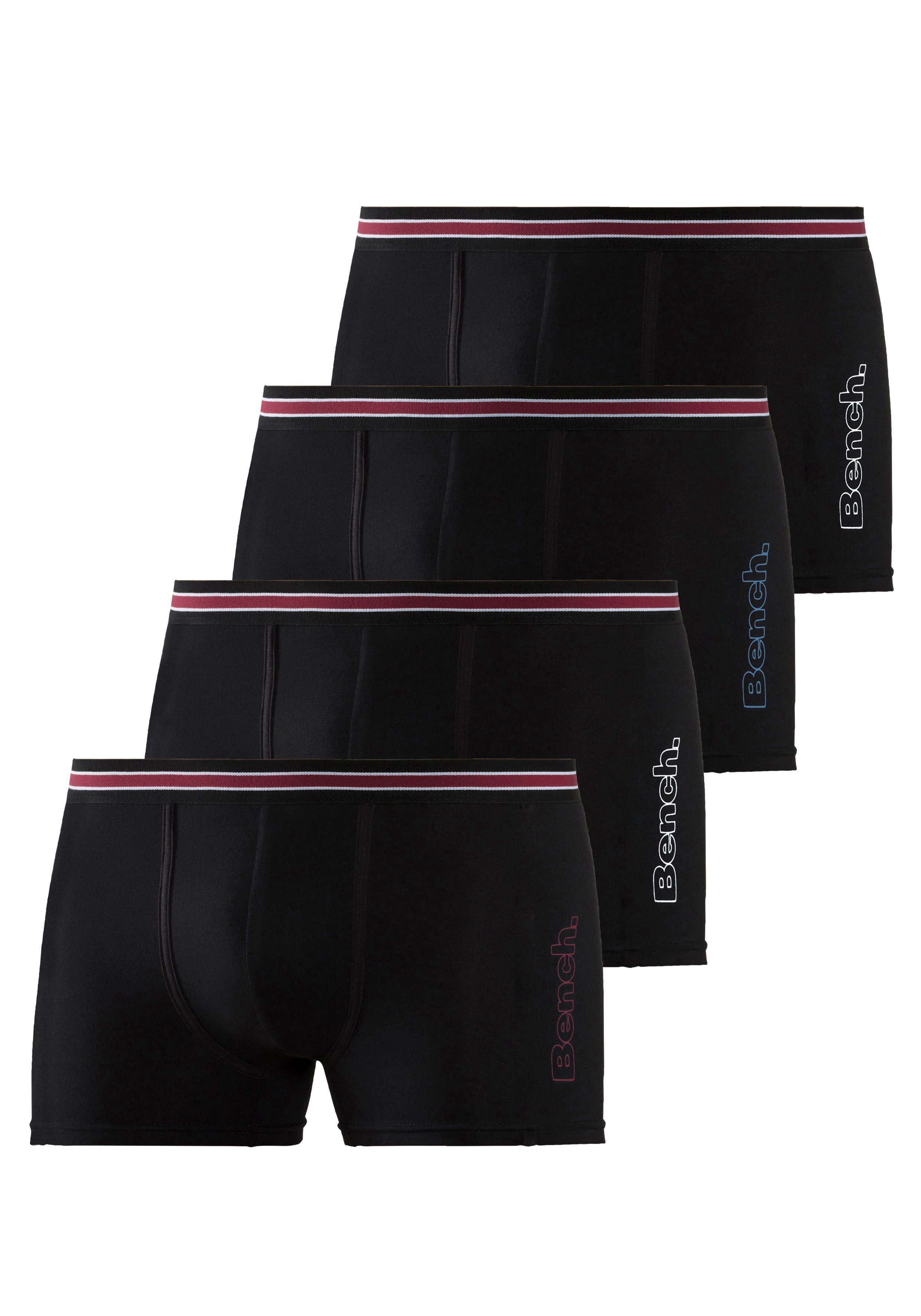 Bench. Boxer "Boxershorts für Herren", (Packung, 4 St.), Unterhosen mit sei günstig online kaufen