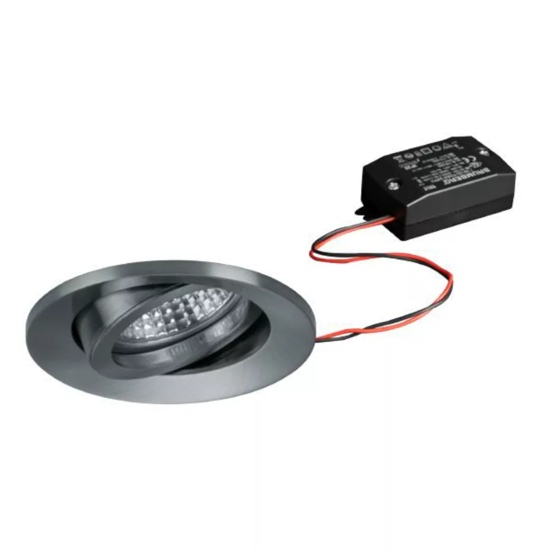 BRUMBERG LED-Einbaustrahler Berrie-R, 3000K, on/off, nickel günstig online kaufen