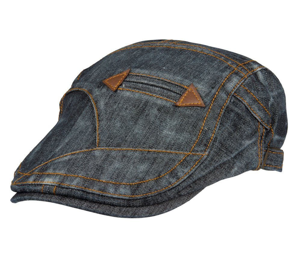 Cool4 Flat Cap Schiebermütze DENIM Jeans günstig online kaufen