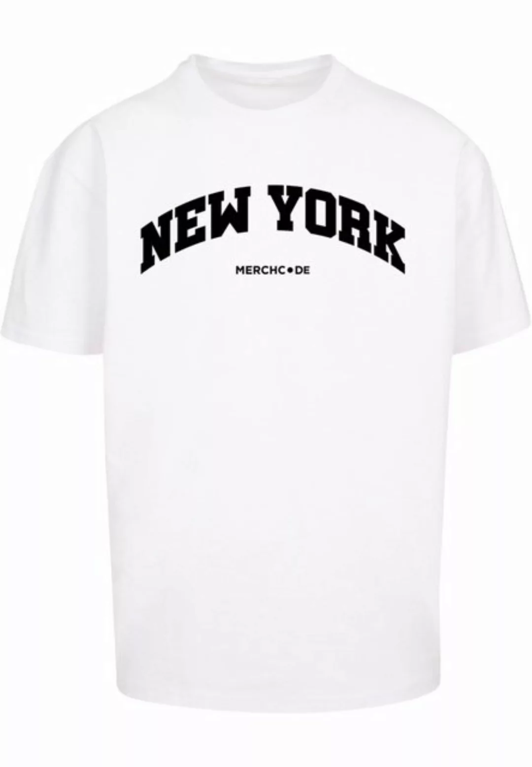 Merchcode T-Shirt Merchcode Herren New York Wording - Heavy Oversize Tee (1 günstig online kaufen