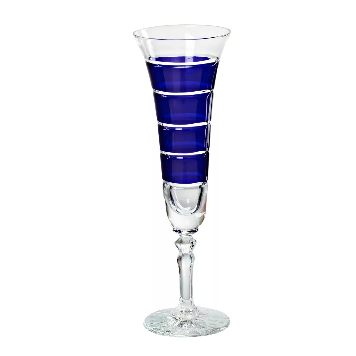 Sektglas Sektkelch Champagnerglas Handgeschliffen Violett Kristall Glas 140 günstig online kaufen