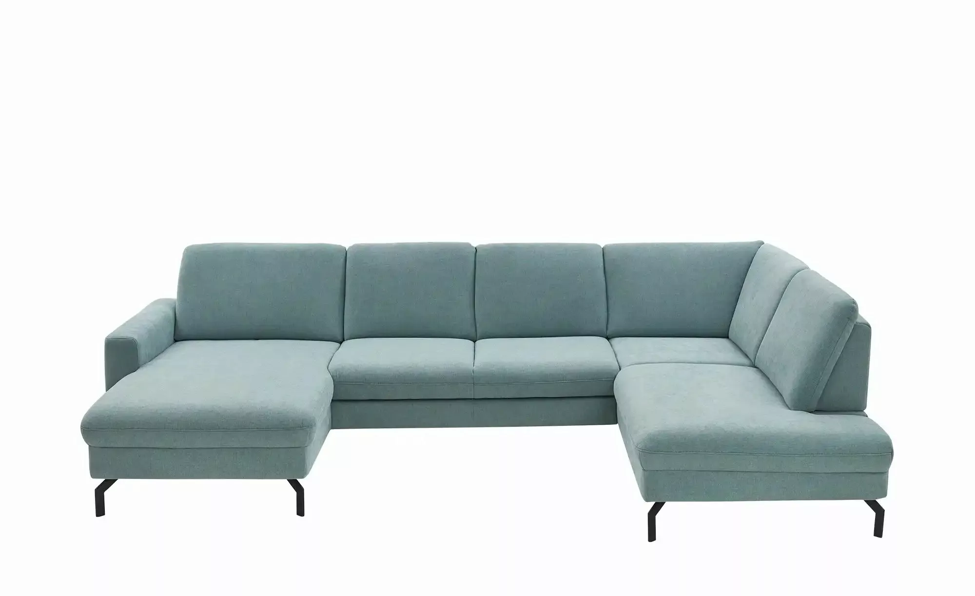 meinSofa Wohnlandschaft  Grace ¦ blau ¦ Maße (cm): B: 332 H: 89 T: 220.0 Po günstig online kaufen