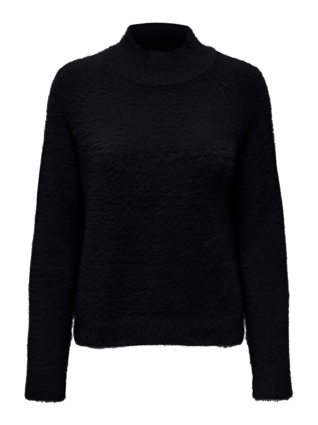JACQUELINE de YONG Strickpullover Flauschiger Stehkragen günstig online kaufen